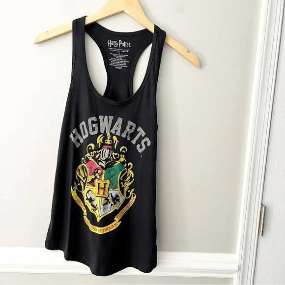 Harry Potter Hogwarts House Crest Racerback Tank Top Size Small - Picture 3 of 7